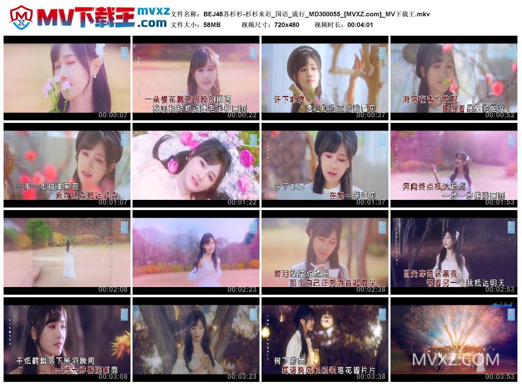 BEJ48苏杉杉-杉杉来迟_国语_流行_MD300055